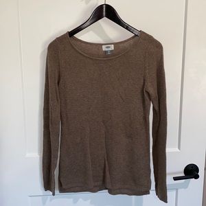 Old Navy Brown Knit Sweater